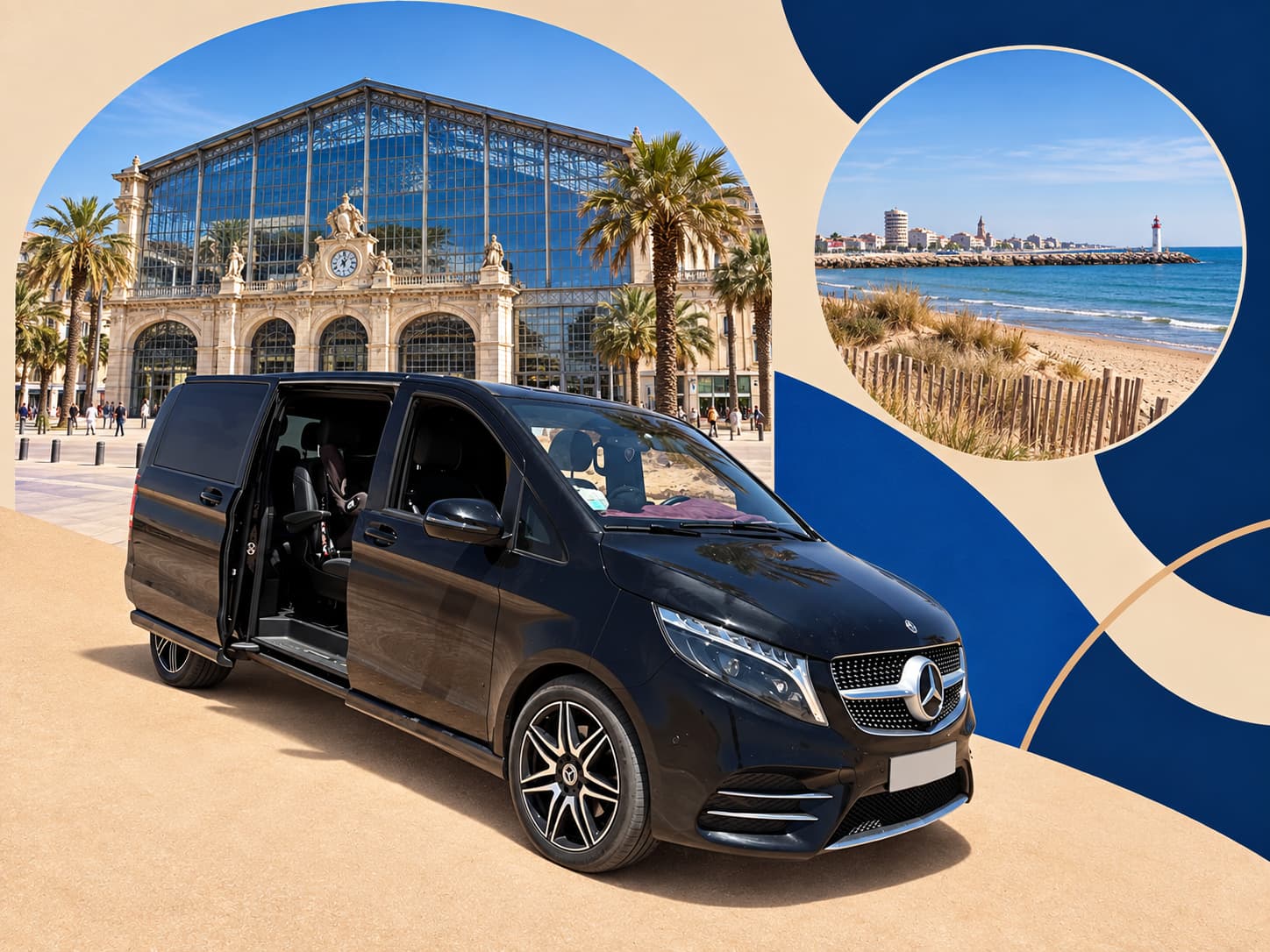 Go34, votre compagnie de transport avec chauffeur privé VTC à Montpellier et dans l'Hérault